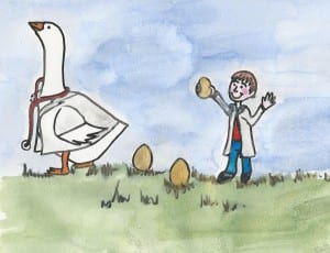 Study Medicine with a little help from the Golden Goose Consultant, illustrated by Lynda Richardson