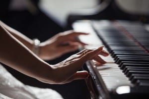 Playing piano is an example of manual dexterity