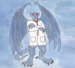 What is a registrar? Meet the Registrargoyle, illustrated by Lynda Richardson.