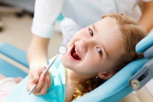 Children visiting dentists